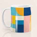 Bold Colorful Geometric Design Bright Vibrant Artwork Coffee Mug Gallery Image 3