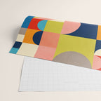 Bold Colorful Geometric Design Bright Vibrant Artwork Wrapping Paper Gallery Image 2