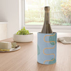 Abstract Fields in Blue-Grey & Green Wine Chiller Gallery Image 4
