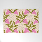 Tulip - Floral Pattern  Welcome Mat Gallery Image 1