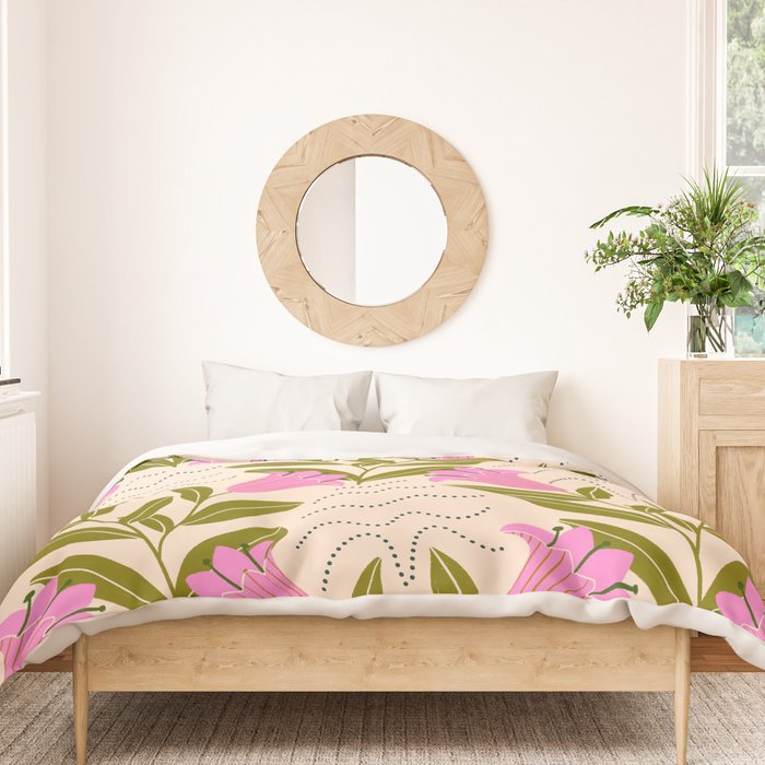 Tulip - Floral Pattern  Duvet Cover Gallery Image 3