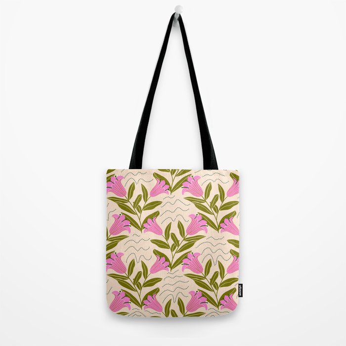 Tulip - Floral Pattern  Tote Bag Gallery Image 2