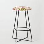 Tulip - Floral Pattern  Stool Gallery Image 1