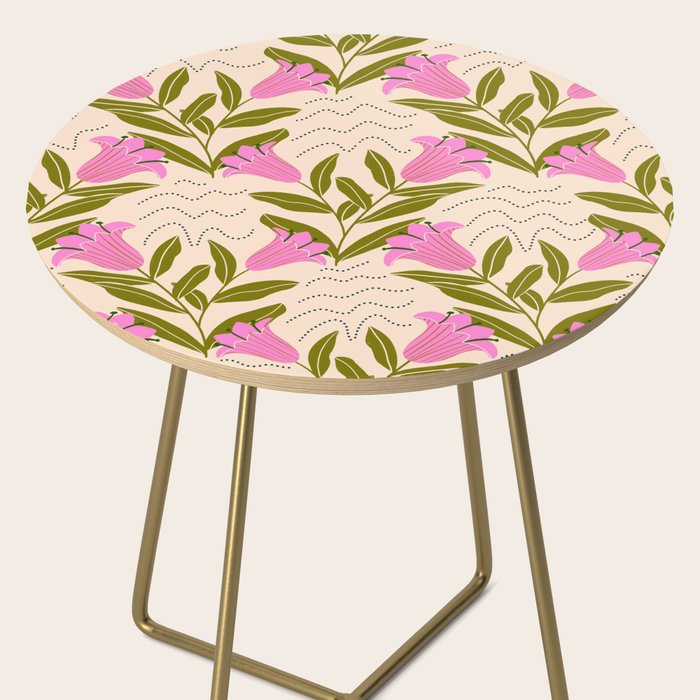 Tulip - Floral Pattern  Side Table Gallery Image 2
