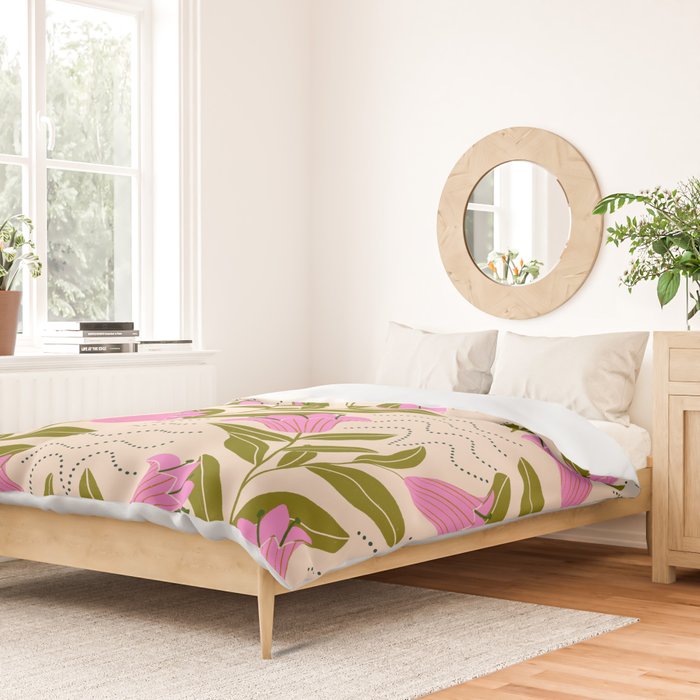 Tulip - Floral Pattern  Duvet Cover Gallery Image 2