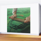 Meadows Roller - Landscape rolling Pin Wall Mural Gallery Image 2