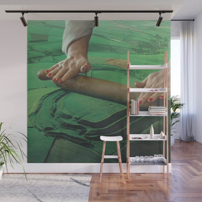 Meadows Roller - Landscape rolling Pin Wall Mural Gallery Image 1