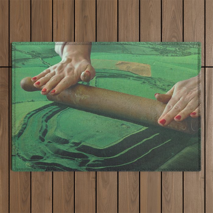 Meadows Roller - Landscape rolling Pin Outdoor Rug Gallery Image 1