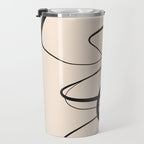 Abstract line art 48a Travel Mug Gallery Image 3