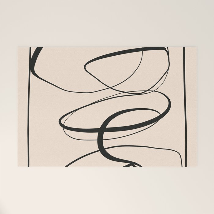 Abstract line art 48a Welcome Mat Gallery Image 1