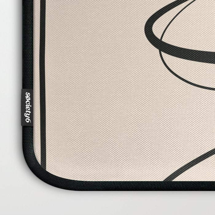 Abstract line art 48a Laptop Sleeve Gallery Image 3