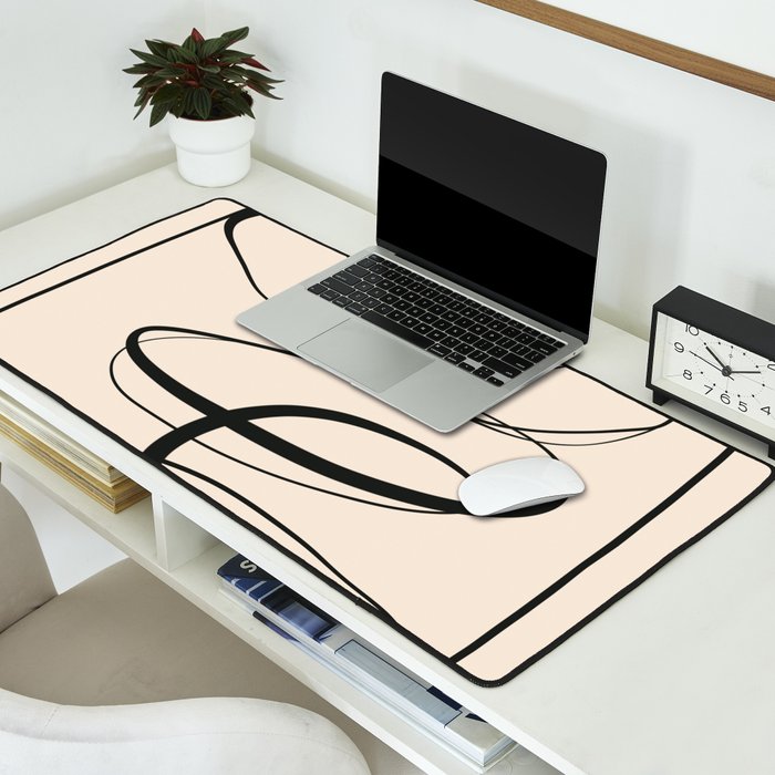 Abstract line art 48a Desk Mat Gallery Image 2