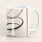 Abstract line art 48a Coffee Mug Gallery Image 1