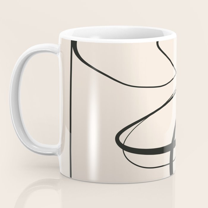 Abstract line art 48a Coffee Mug Gallery Image 3