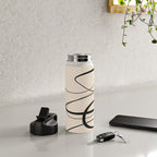 Abstract line art 48a Water Bottle Gallery Image 4