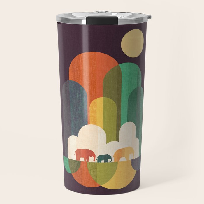 Elephant walk Travel Mug Gallery Image 1