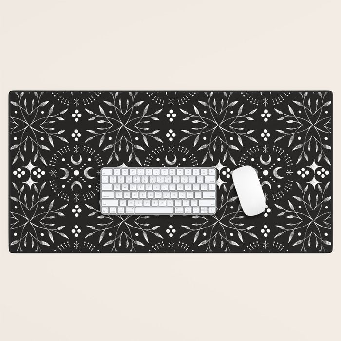 Mystical mosaic lunar phases BN Desk Mat Gallery Image 1