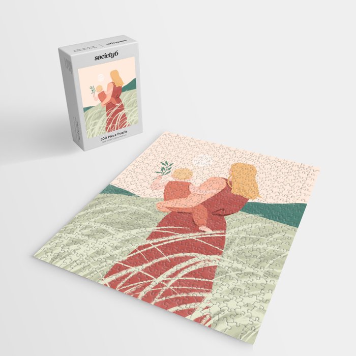 Field Stroll (Blond) Jigsaw Puzzle Gallery Image 2