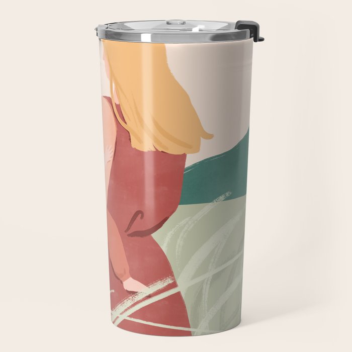 Field Stroll (Blond) Travel Mug Gallery Image 2