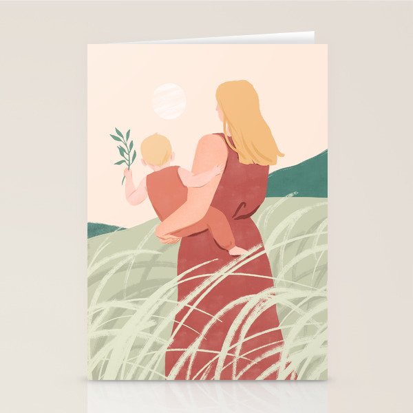 Field Stroll (Blond) Stationery Card Gallery Image 2