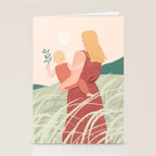 Field Stroll (Blond) Stationery Card Gallery Image 2
