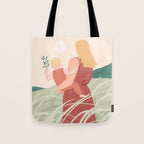Field Stroll (Blond) Tote Bag Gallery Image 1