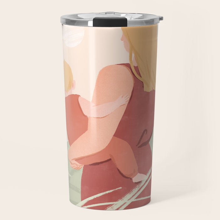 Field Stroll (Blond) Travel Mug Gallery Image 1