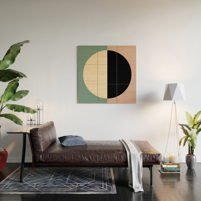 Color Block Abstract XIX Wood Wall Art Gallery Image 2