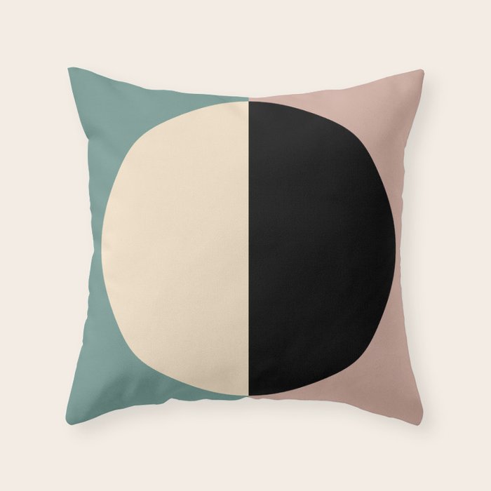Color Block Abstract XIX Throw Pillow Gallery Image 6