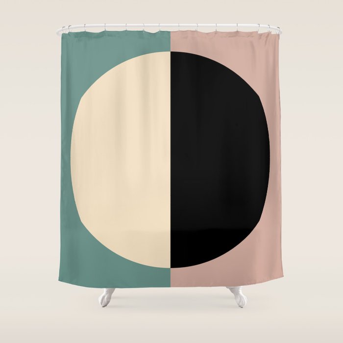 Color Block Abstract XIX Shower Curtain Gallery Image 1