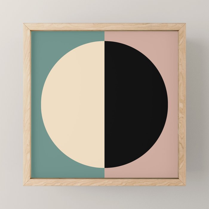 Color Block Abstract XIX Mini Art Print Gallery Image 1