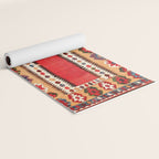 Obruk  Antique Konya Turkish Kilim Print Yoga Mat Gallery Image 2