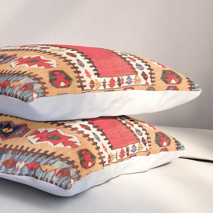 Obruk  Antique Konya Turkish Kilim Print Pillow Sham Gallery Image 3