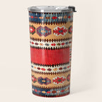 Obruk  Antique Konya Turkish Kilim Print Travel Mug Gallery Image 2