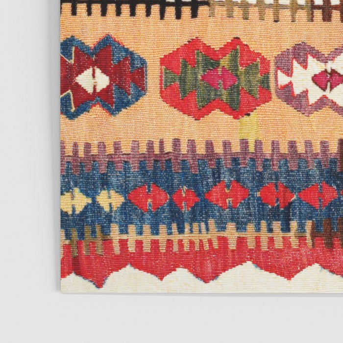 Obruk  Antique Konya Turkish Kilim Print Poster Gallery Image 3