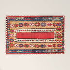 Obruk  Antique Konya Turkish Kilim Print Welcome Mat Gallery Image 1