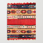 Obruk  Antique Konya Turkish Kilim Print Poster Gallery Image 4