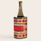 Obruk  Antique Konya Turkish Kilim Print Wine Chiller Gallery Image 3