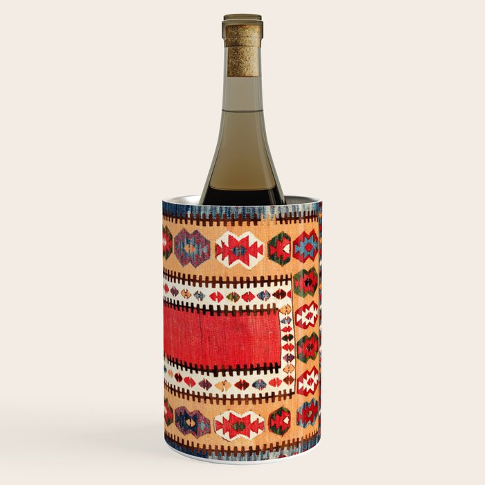 Obruk  Antique Konya Turkish Kilim Print Wine Chiller Gallery Image 3