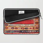 Obruk  Antique Konya Turkish Kilim Print Laptop Sleeve Gallery Image 2