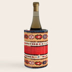 Obruk  Antique Konya Turkish Kilim Print Wine Chiller Gallery Image 1
