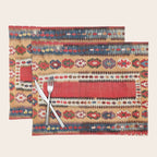 Obruk  Antique Konya Turkish Kilim Print Placemat Gallery Image 1
