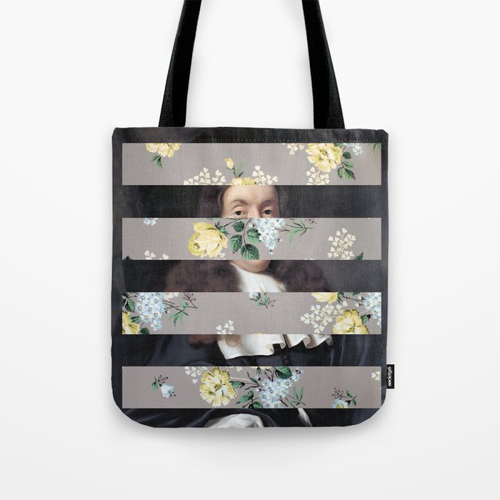 A Portrait With Bars 3 Tote Bag Gallery Image 1