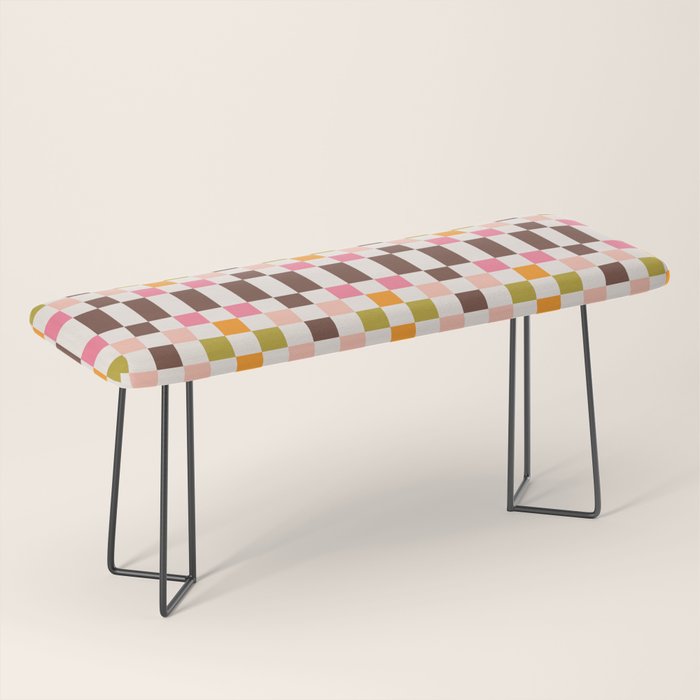 Checkerboard - Warm Colors Bench Gallery Image 1