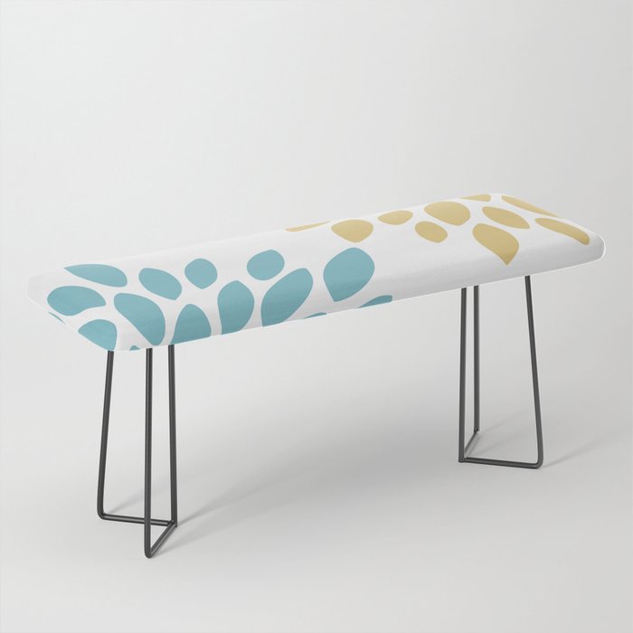 Duo Floral Prints, Yellow and Teal, Design Prints Bench Gallery Image 1