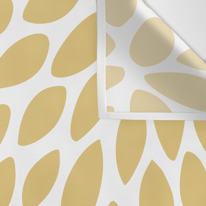 Duo Floral Prints, Yellow and Teal, Design Prints Wall Tapestry Gallery Image 3