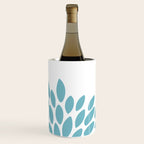 Duo Floral Prints, Yellow and Teal, Design Prints Wine Chiller Gallery Image 2