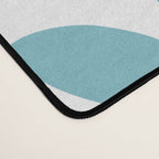 Duo Floral Prints, Yellow and Teal, Design Prints Desk Mat Gallery Image 4