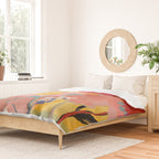 blooming abstract pink Duvet Cover Gallery Image 2