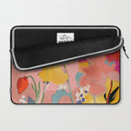 blooming abstract pink Laptop Sleeve Gallery Image 2